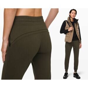 Lululemon | Warm Down Joggers | Dark Olive | Sz 8